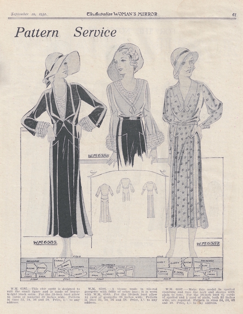 vintage clothes from spring 1932