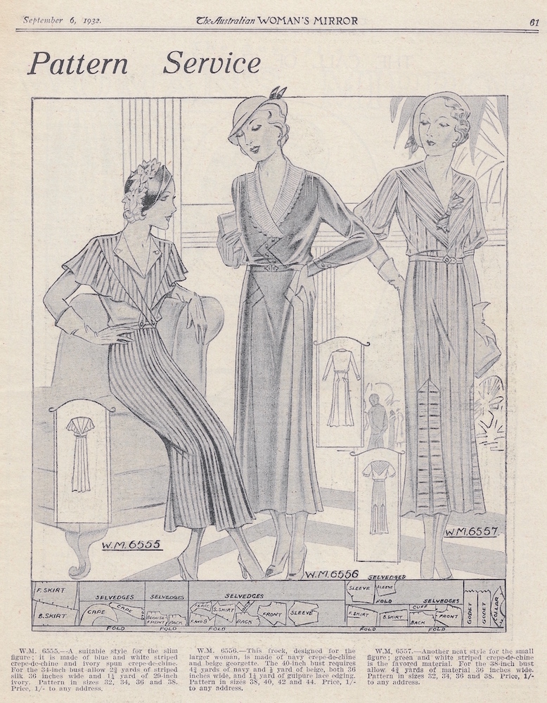 vintage women's dresses from 1932