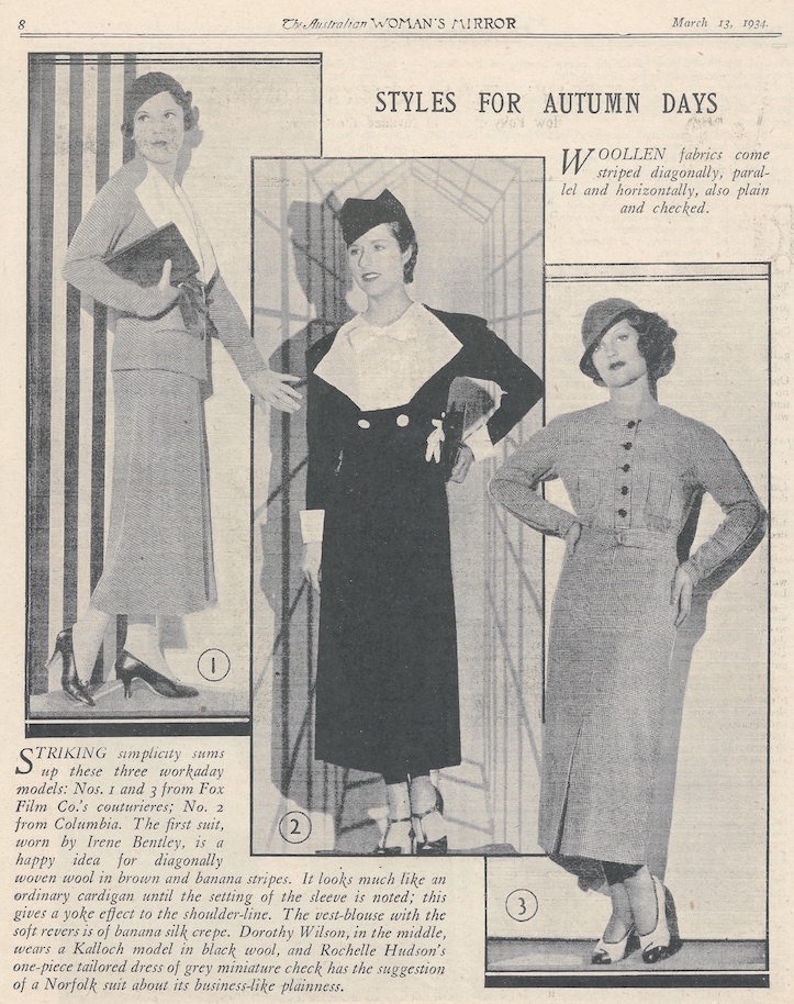 Vintage film stars Irene Bentley, Dorothy Wilson & Rochelle Hudson