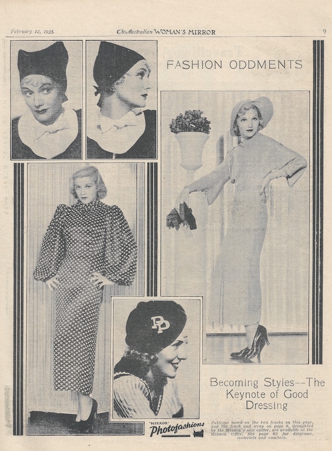 fashion photographs from 12 February 1935